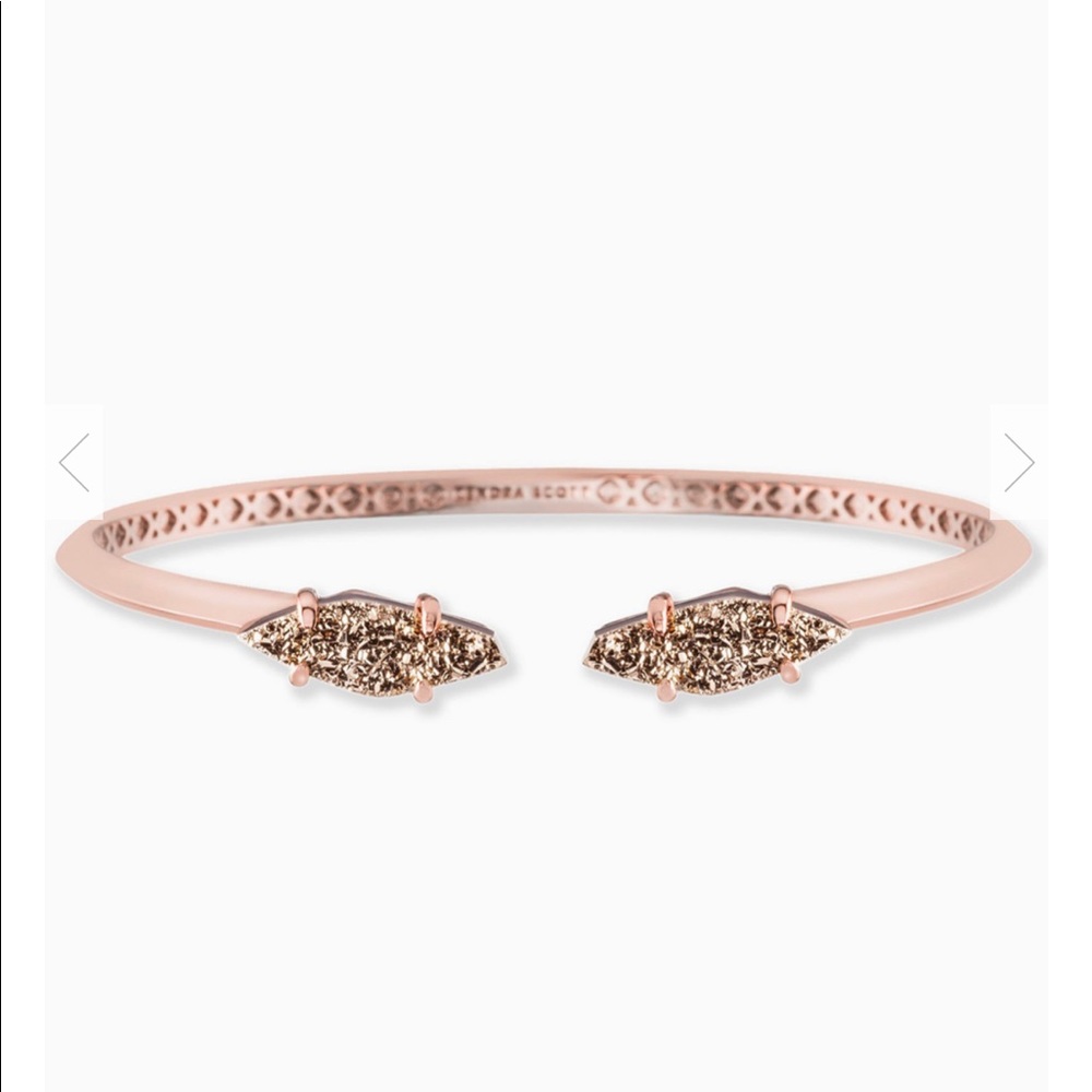Kendra Scott Rose Gold Druzy Cuff